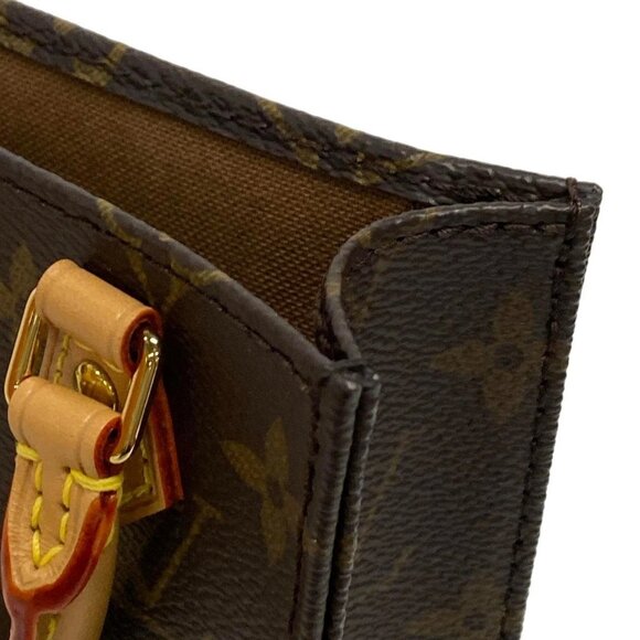 Auth LOUIS VUITTON Petit Sac Plat M69442 Monogram - CA4230 Tote Bag - Picture 9 of 16